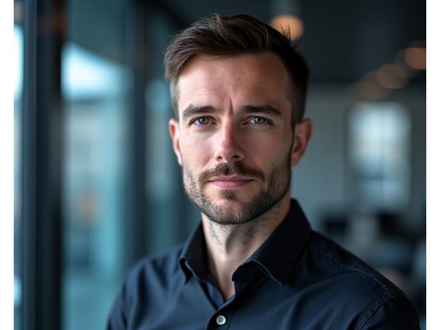Portrettbilde av Sven Hansen, AI og automatiseringsspesialist